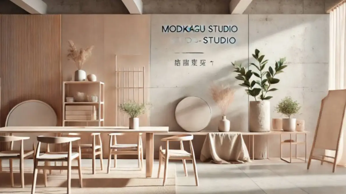 　「MODKAGU STUDIO サイトトップページの店内写真」