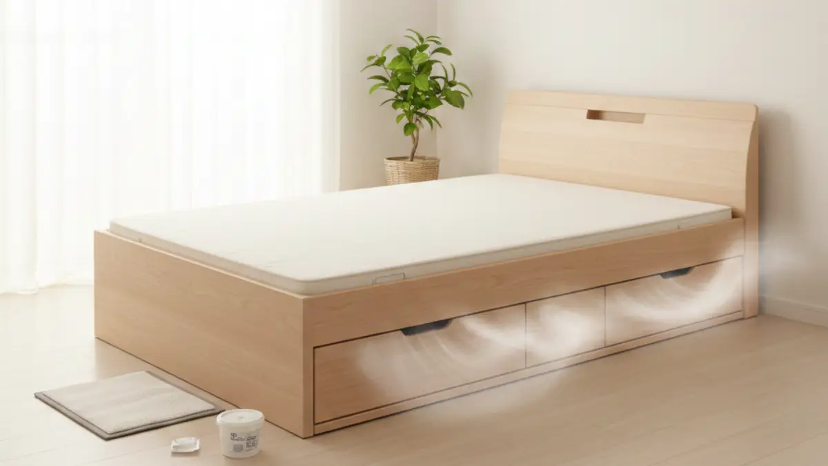 収納付きベッドの湿気が気になる人へ｜カビで後悔しない失敗回避術