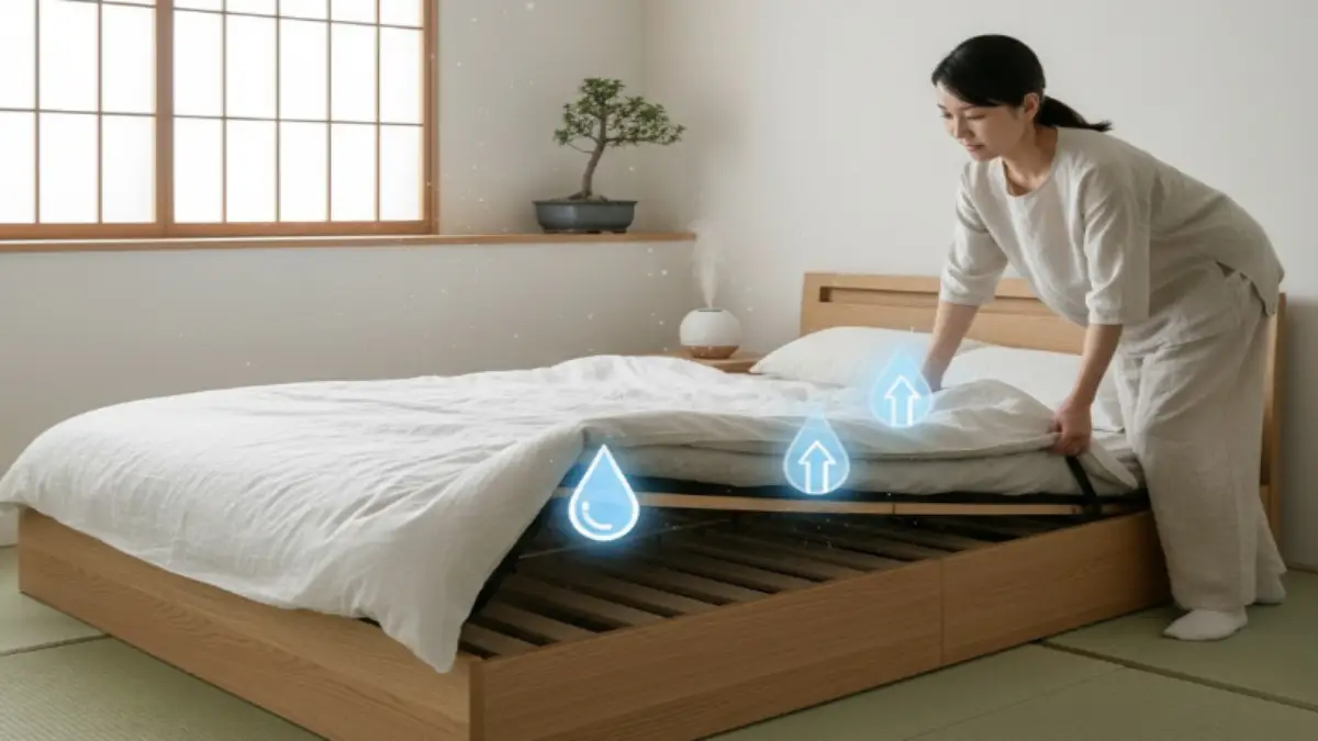 収納付き ベッドカビを抑える通気・収納・掃除の最適手順