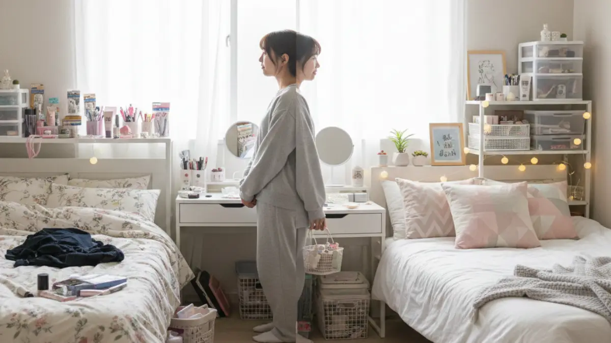 100均インテリアを試しながら整える一人暮らし女子の部屋