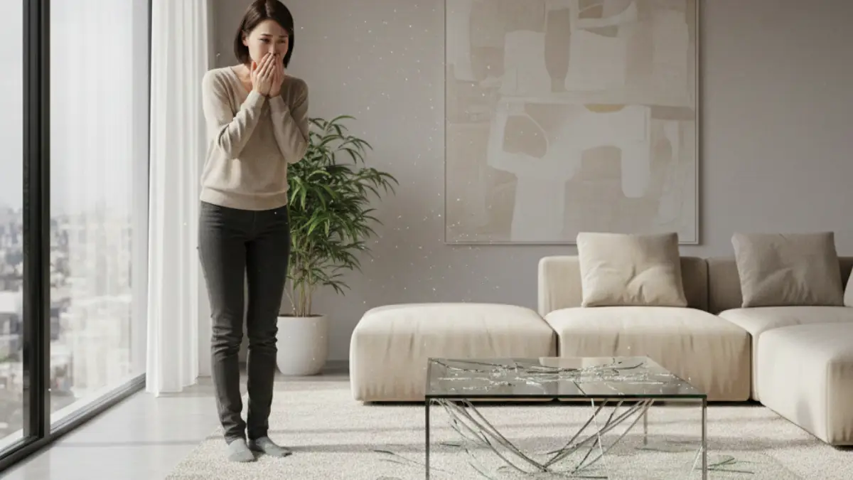 ガラス テーブル 割れる不安を解消する原因と安全対策