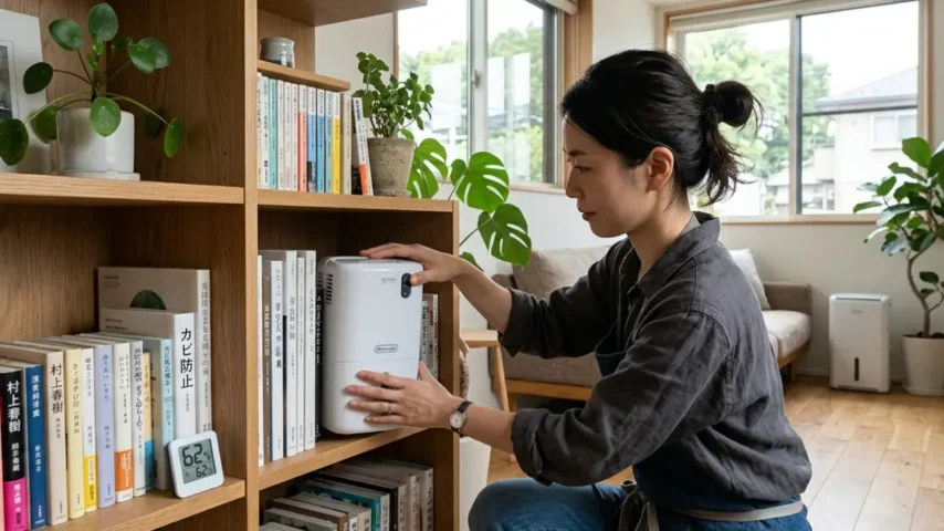 本棚のカビと湿気対策 本棚 掃除 カビ対策 除湿剤の使い方