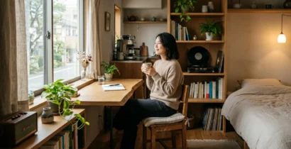 カフェ風部屋作り ワンルームはこれで解決 6畳でも失敗しない作り方