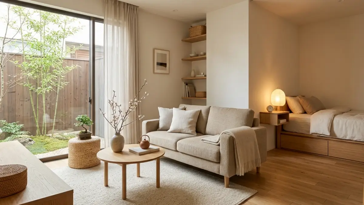 50代女性 一人暮らしインテリアおすすめ商品 50代女性 一人暮らしインテリア 家具と部屋のイメージ