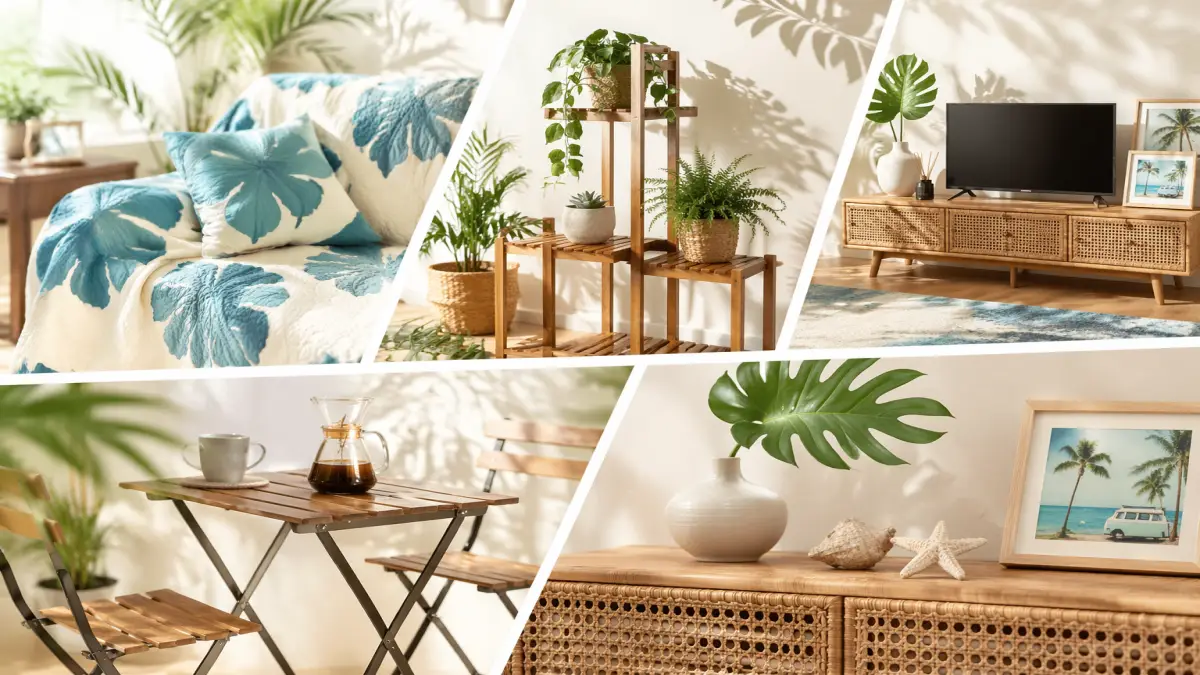 ハワイアン部屋作りおすすめインテリア5選 ハワイアン部屋作りにおすすめのインテリア5選のイメージ