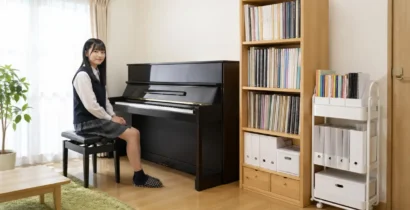 本棚 ピアノは置ける！失敗しない安全収納術