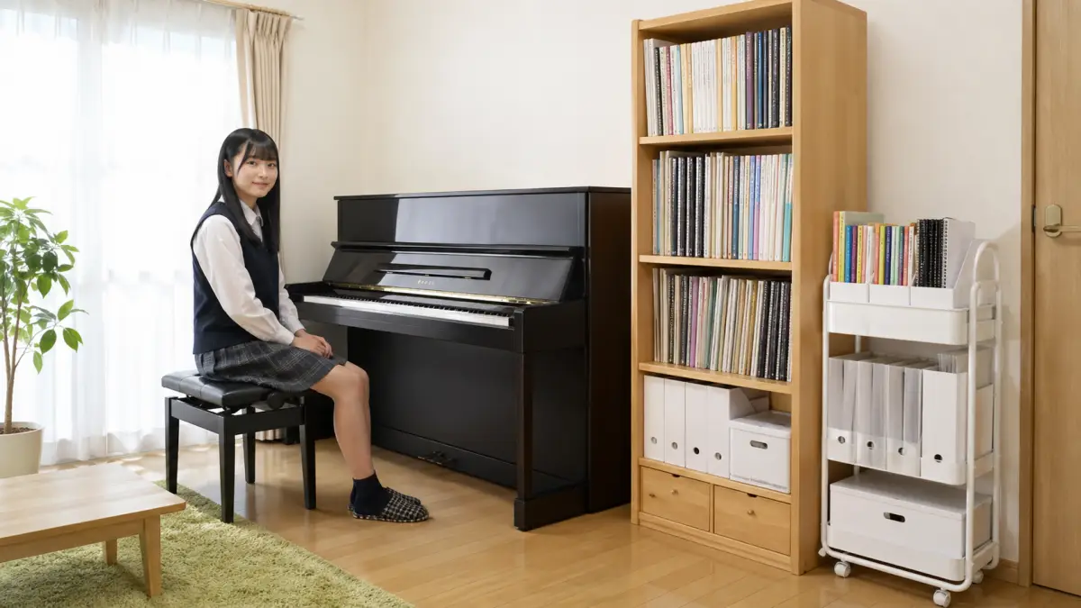 本棚 ピアノは置ける！失敗しない安全収納術