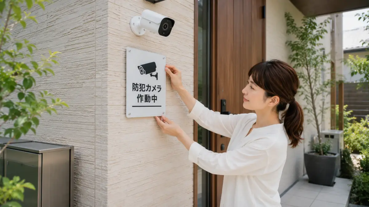 防犯カメラ 設置場所 自宅敷地