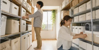 物置部屋収納アイデアの正解はこれ 分類が鍵の活用術