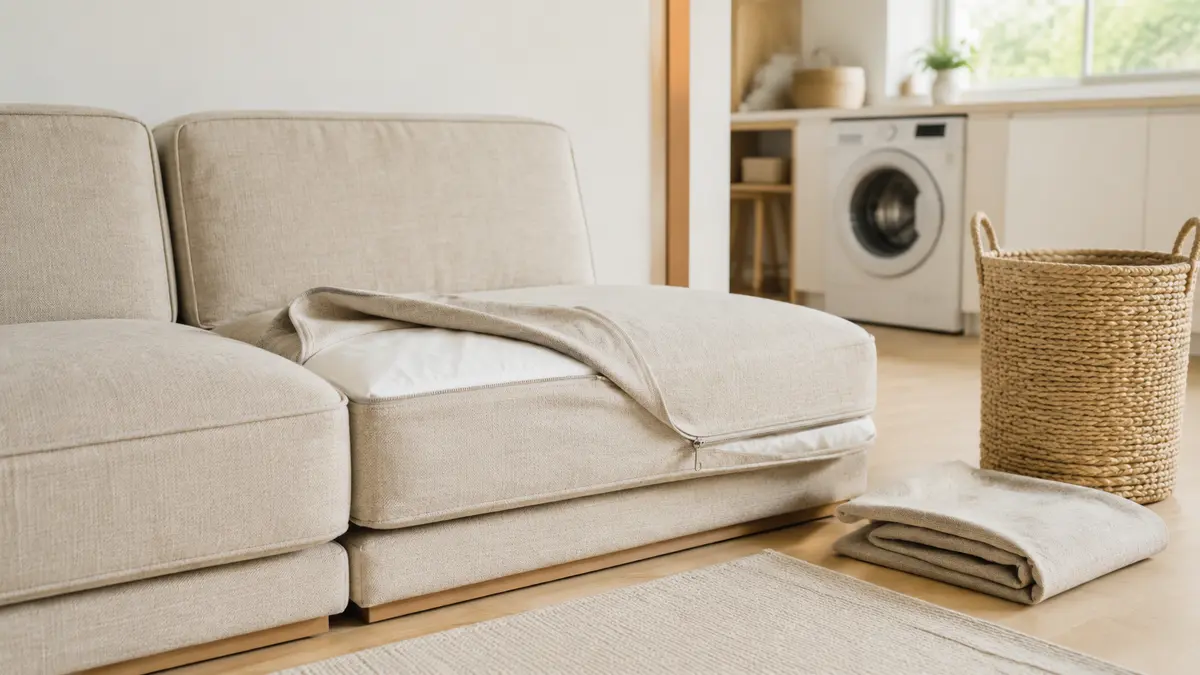 IKEAソーデルハムンの取り外して洗えるソファカバー