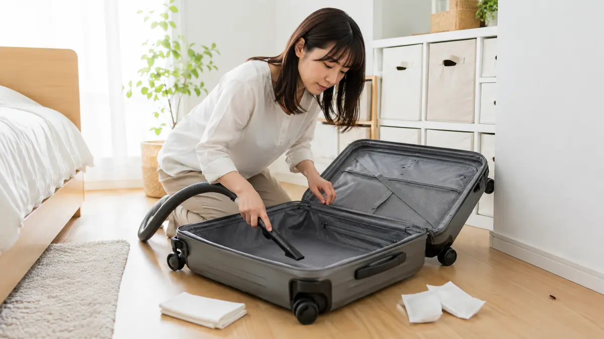 スーツケース収納 虫対策の正解はこれ 原因と保管方法